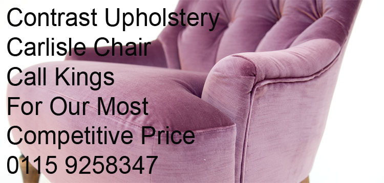 Contrast Upholstery Carlisle Chair.